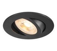 Spot encastré NEW TRIA® 68 int rond orientable noir GU10 10W IP 20 - SLV - 1007369 6