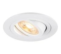 Spot encastré NEW TRIA® 75 int rond orientable blanc GU10 10W IP 20 - SLV - 1007374 1