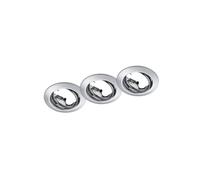 Spot encastré plaf. JURA chromé 3xGU10 Trio 650100306