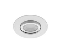 SPOT ENCASTRE ROND IP65 DIM 7W 800LM 60° BLANC