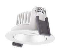 Ledvance Spot LED Adjust Aluminium Blanc 8W 680lm 36D - 930 Blanc Chaud | Diamètre 68mm - IP20 - Meilleur rendu des couleurs - Dimmable