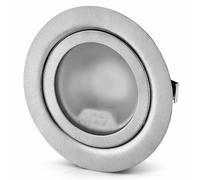 Spot encastré tout métal G4 12V, cache verre