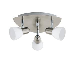 Spot ENEA E14 3X40W en acier nickel mat D265mm