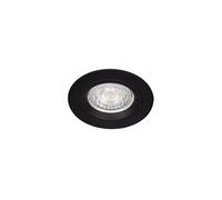 Spot EUROPOLE BE BEST rond fixe 1/4 de tour GU10 noir IP65