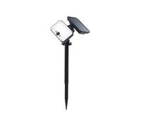 Spot Extérieur A Piquer - - Joplin - Led Et Solaire - Détecteur - Plastique Et Verre - 4 W - Noir