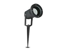 Spot jardin ? piquer alu noir GU10 IP44 V-TAC VT-769
