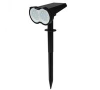 Spot jardin solaire LED ? piquer 4000K IP65 Ecolight