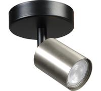Spot Lampe Métal Noir Nickel GU10 Rond Ø 11 Cm Applique Plafonnier