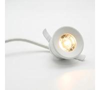 Spot lED 1 W lED encastré Trou 25 mm 1 W lumière Aipiy Mini Spot Blanc - Lumière Blanc Chaud