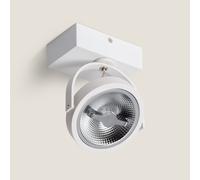TechBrey Spot LED 15W CREE en Saillie Orientable AR111 Dimmable Blanc 2700K Blanc chaud Blanc G