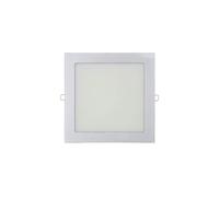 Downlight Led 20w Carr? 22cm Chrom? - Blanc Naturel 4000k