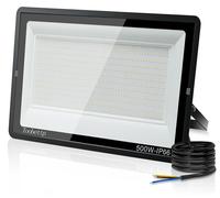 Spot LED de 500W pour l'extérieur, 50 000 lumens, très lumineux, 6500 K, blanc froid, étanche IP66