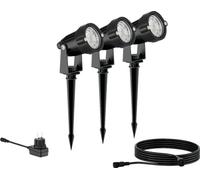 Spot LED d'extérieur Philips Caper IP44 3x 1,5 W 180 lm 2700 K 24 V noir