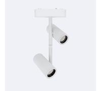 Spot Led Double 16w Madat Cri90 Blanc Pour Rail Magnétique Monophasé Super Slim 25mm 48v Blanc Neutre 4000k