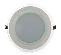 Spot LED Downlight 18 W 1800 lm 6000 K Blanc Froid Verre Circulaire Ø 200 mm 40 000 h HO-MB01-O-18W-CW
