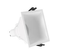 Ledkia Spot LED Downlight Carré 6W Blanc 6500K