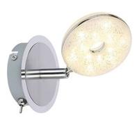 Spot led en nickel mat 15x10x16cm globo lighting nickel mat G