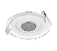 Osram Spot LED encastrable en acrylique transparent 6 W 827 blanc, spot de plafond 240 lm, blanc chaud 2700 K, design moderne 120 mm, IP20