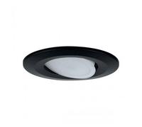 Paulmann Spots encastrés Calla rond kit 10×6W IP65 4000K blanc neutre noir mat orientable