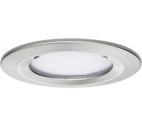 Spot LED encastrable pour salle de bains Paulmann 93873 N/A 6 W Coin Slim fer (brossé) jeu de 3