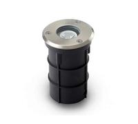 Spot LED encastrable sol Ø62mm 3W 3000°K - inox 316L