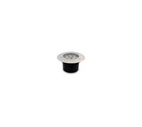 Spot LED Encastre Sol Rond Inox 9W
