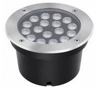 Spot LED Extérieur Encastrable IP67 24V Sol 18W 45° - Blanc Chaud 2300K - 3500K