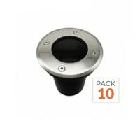Spot LED Extérieur Encastrable pour Ampoule GU10 - Pack de 10