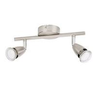 Prolight Spot LED intérieur 367201002 GU10 2x3W Acier brossé