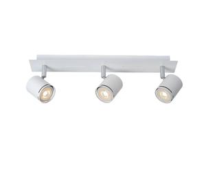 Spot LED Lucide Rilou barre 3xGU10 blanc dimmable 3000K