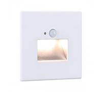 Paulmann Spot LED mural encastré Edge Quadro 1,2W détecteur de mouvement Blanc 93133