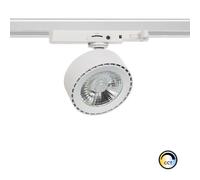 Spot Led New Onuba 20w Blanc Cri90 No Flicker Ugr16 Pour Rail Triphasé (3 Allumages) Sélectionnable (Chaud-Neutre-Froid)