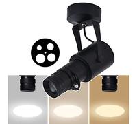 Spot LED Pinspot, Spots de Zoom pour Scène de Théâtre, Spot de Zoom sur Rail à LED 20W/30W, éclairage de Spot de Fond de Café de Restaurant de Bar KTV,20W/B-3000K