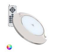 Spot Led Piscine En Saillie Inox Rgb Submersible 12v Ac Ip68 20w Oui Rgb