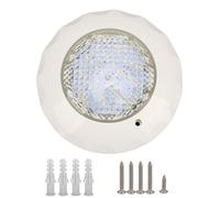 Spot LED pour piscine, indice de protection IP68, lampe étanche pour immersion, avec plaque de fixation murale, tension secteur 12 V, 15 W
