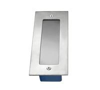 Spot LED Rectangulaire De Jardin Enterré 5W, Lampe D'extérieur Moderne Pour Escalier De Paysage, Spots Encastrés Extérieurs Étanches IP65 Pour Escaliers, Pour Marche D'escalier De Patio(Warm White Lig