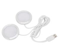 Spot LED rond avec double tête, éclairage de plafond rond, mini-spot LED USB 5V pour intérieur