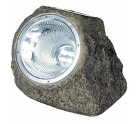 Spot LED solaire effet rocher, idéal pour le jardin, discret le jour, efficaces la nuit, Top ventes
