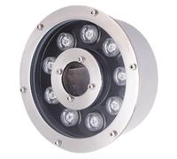 Spot LED Sous Marin - Anneau Lumineux LED Pour Fontaine, Lampe De Piscine À Changement De Couleur RVB 12V, Lampes Submersibles Pour Étang Étanches IP68, Pour Fontaines/éclairage Paysager(Rgb,18W)