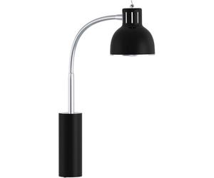 Spot mural applique murale LED flexible applique murale noire lampe de chevet chambre, métal, 5W 270lm blanc chaud, H 33 cm