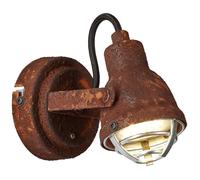 Spot mural - BRILLIANT - Bente - Marron - Industriel - 1 ampoule GU10