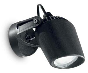 Spot mural d'extérieur Ideal Lux Minitommy AP Nero 3000K 247182 GU10 1x6W IP66 noir