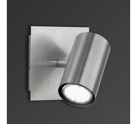 Spot Mural Dora Avec Spot Orientable - Nickel Mat nickel mat