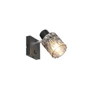 Spot mural E27 noir 16 cm Trio Lighting R86421732