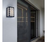 Spot mural extérieur LED ALU lampe lanterne motif de jardin lampe design anthracite WOFI 4101.01.88.7003