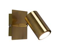 Spot mural orientable MARLEY doré Trio GU10 1 point