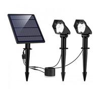 Spot Piquet Solaire - 2x 1,5 W 150 Lm 3000k - Spike Bf Light Multicolore