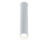 Spot plafond blanc rond long 25 cm GU10 4W YABU Shilo