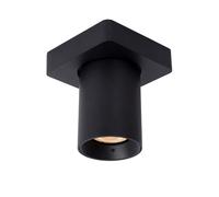 Spot plafond carré Lucide Nigel GU10 5W 2200K noir