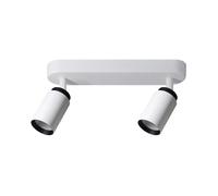 Spot plafond - EDO SOLUTIONS - MALGA 2 - 2 spots orientables - Design moderne - Compatible GU10